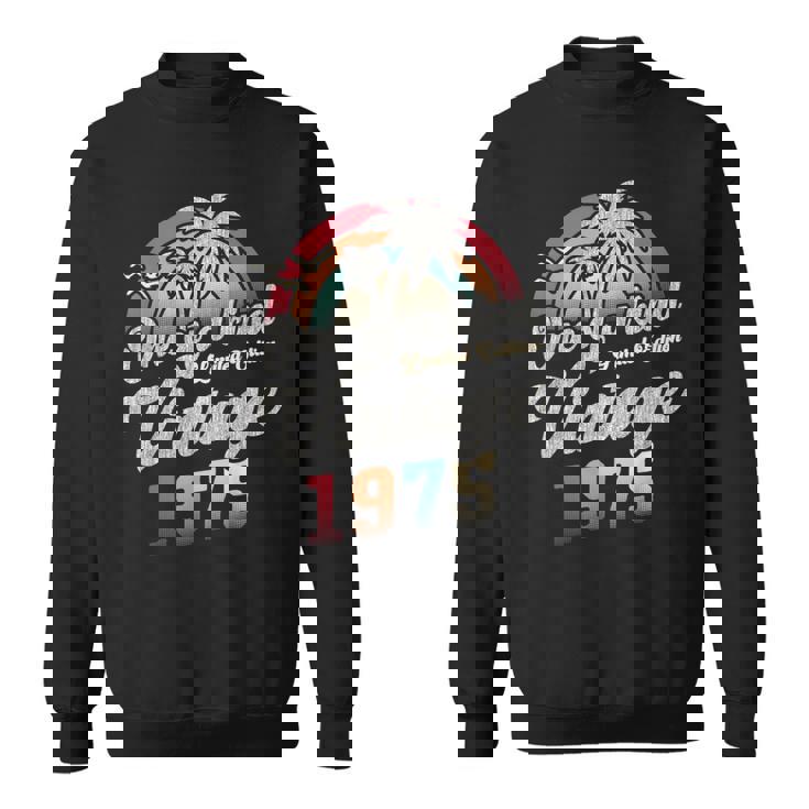 ヴィンテージ1975バースデー50年パームツリー レトロ スウェットシャツ