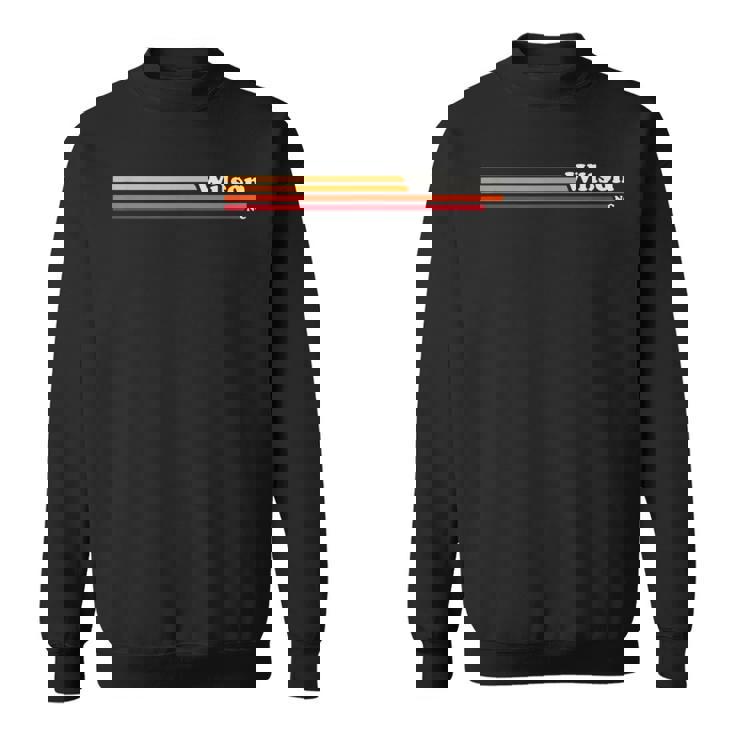 ヴィンテージ1980年代グラフィックスタイルウィルソンノースカロライナ州 スウェットシャツ