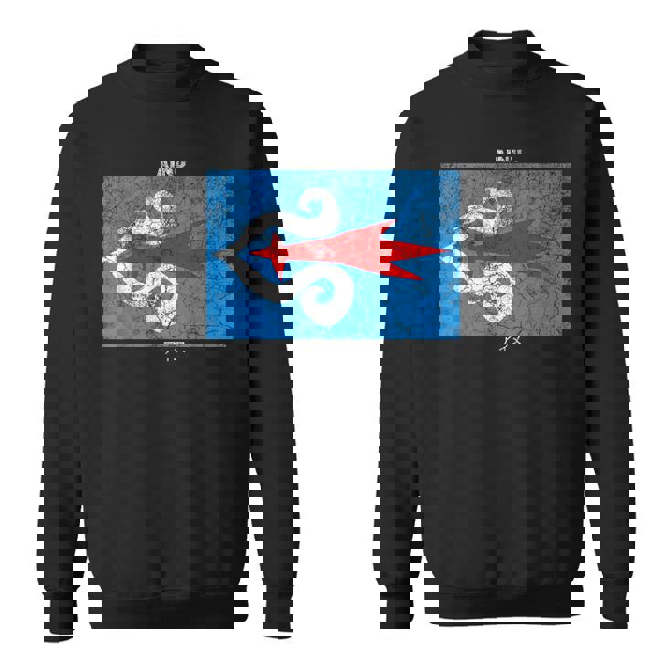 ヴィンテージアイヌ国旗。 スウェットシャツ