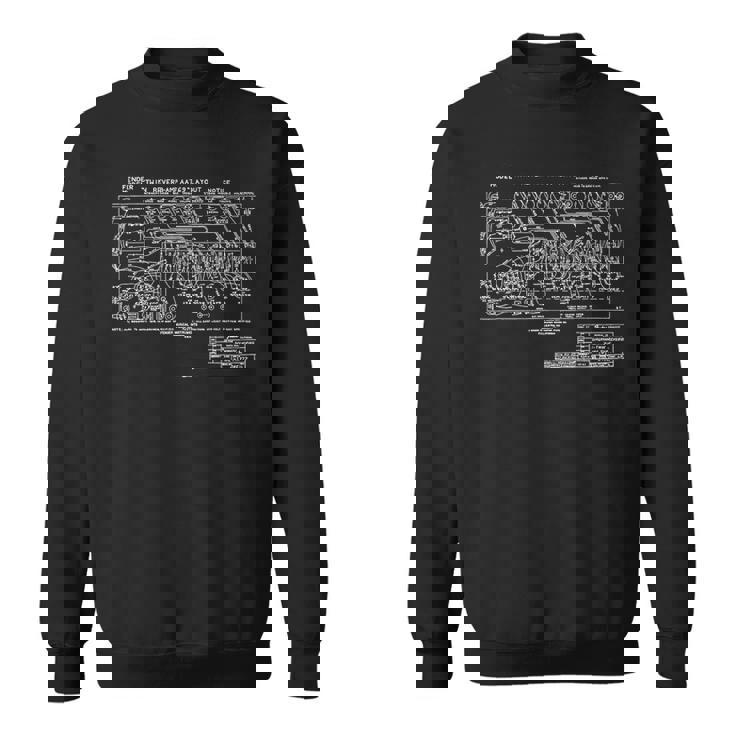 ヴィンテージギターアンプ 図面 スウェットシャツ