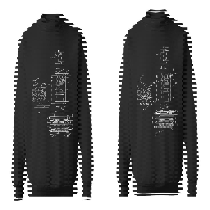 ヴィンテージゲーム図 Tvビデオゲームコンソール レトロチャート スウェットシャツ