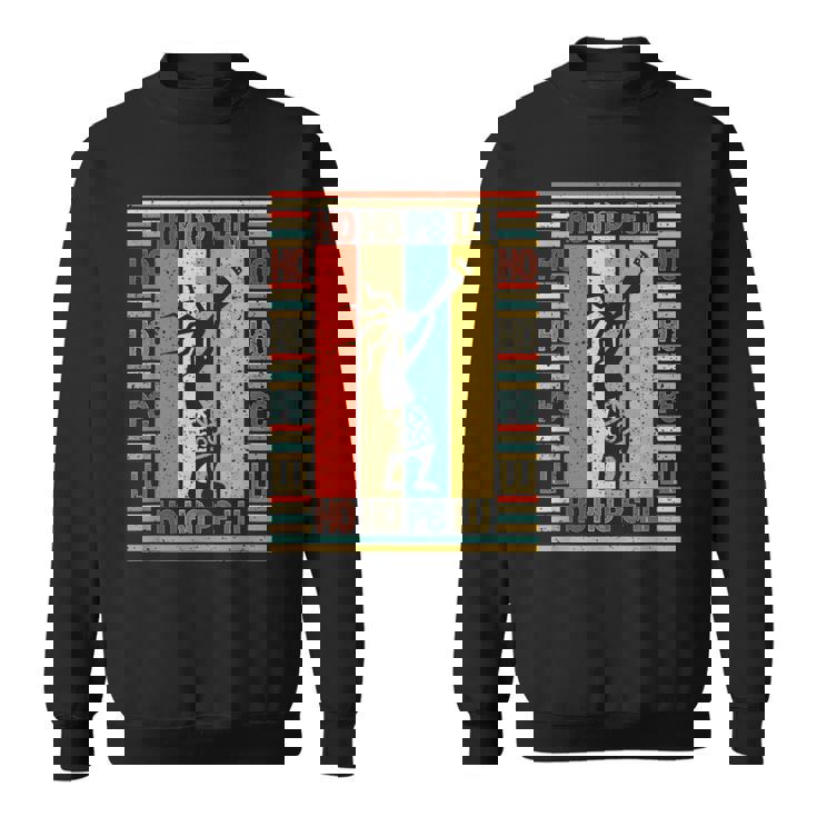 ヴィンテージスタイルのシルエットココペリフルートネイティブアメリカン スウェットシャツ