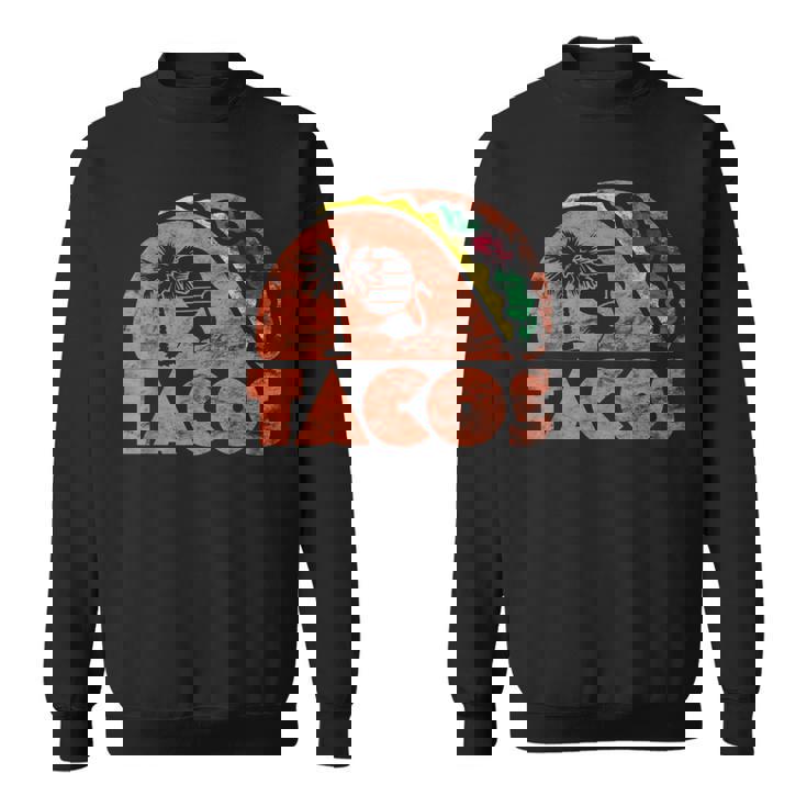 ヴィンテージタコスレトロビーチスタイル。 スウェットシャツ