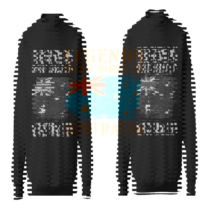 ヴィンテージデザインオーストラリア国旗オーストラリア スウェットシャツ