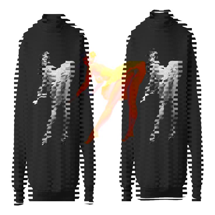 ヴィンテージピンナップガール、セクシードレス。メンズ、レディース。 スウェットシャツ