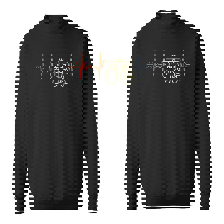 ヴィンテージボクシング ハートビート ボクサー コンバットスポーツ スウェットシャツ