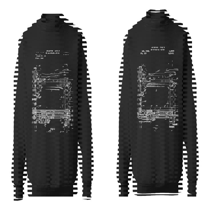 ヴィンテージミシンブループリントシャツ ニットキルティング スウェットシャツ