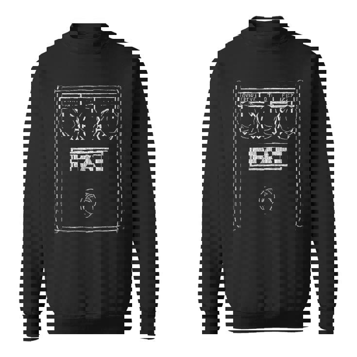 ヴィンテージミュージックラットディストーションペダル ベースギタースタイル スウェットシャツ
