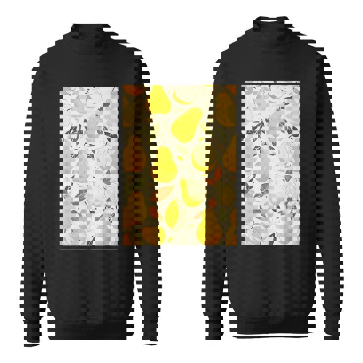 ヴィンテージ柄アート梨 スウェットシャツ