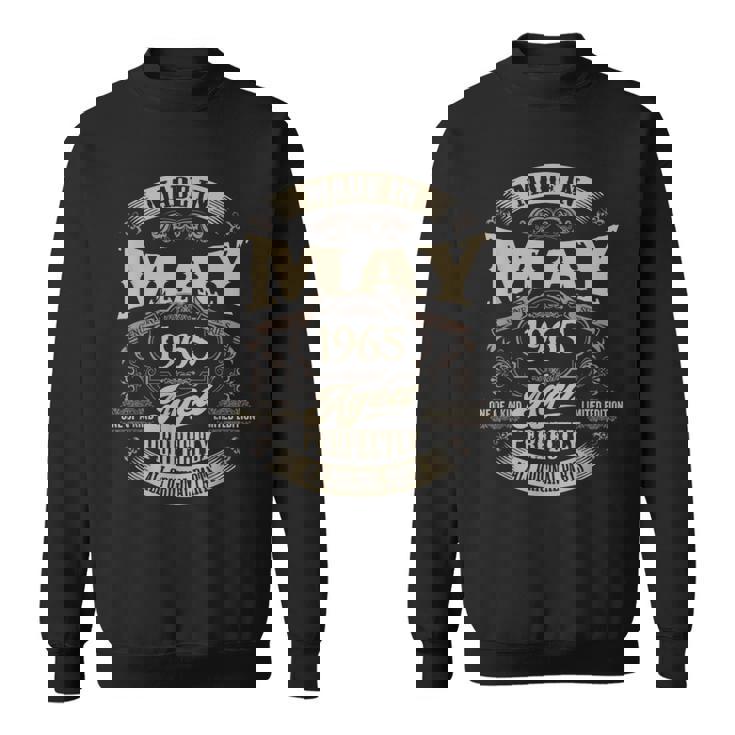 ヴィンテージ還暦祝い 1965年5月生まれ 60歳 スウェットシャツ