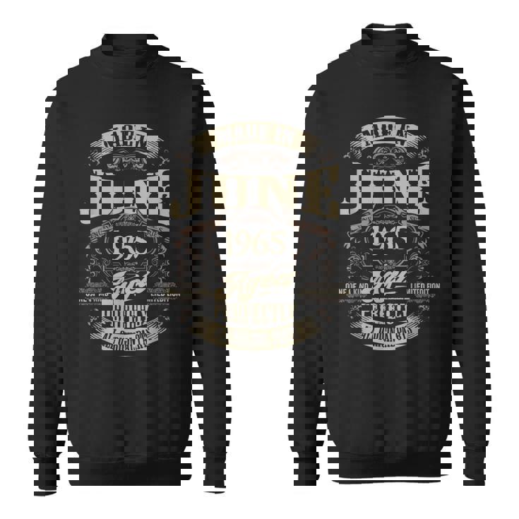 ヴィンテージ還暦祝い 1965年6月生まれ 60歳 スウェットシャツ