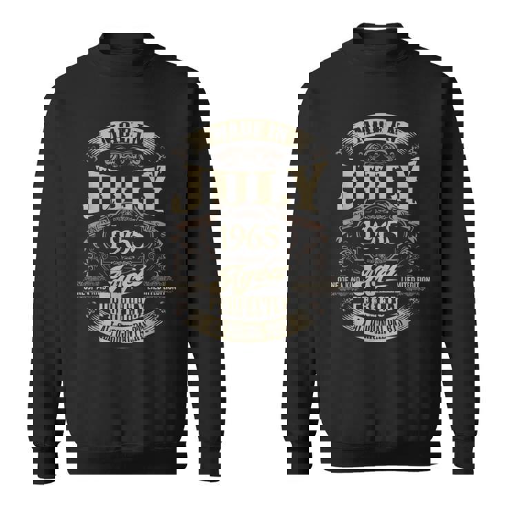 ヴィンテージ還暦祝い 1965年7月生まれ 60歳 スウェットシャツ