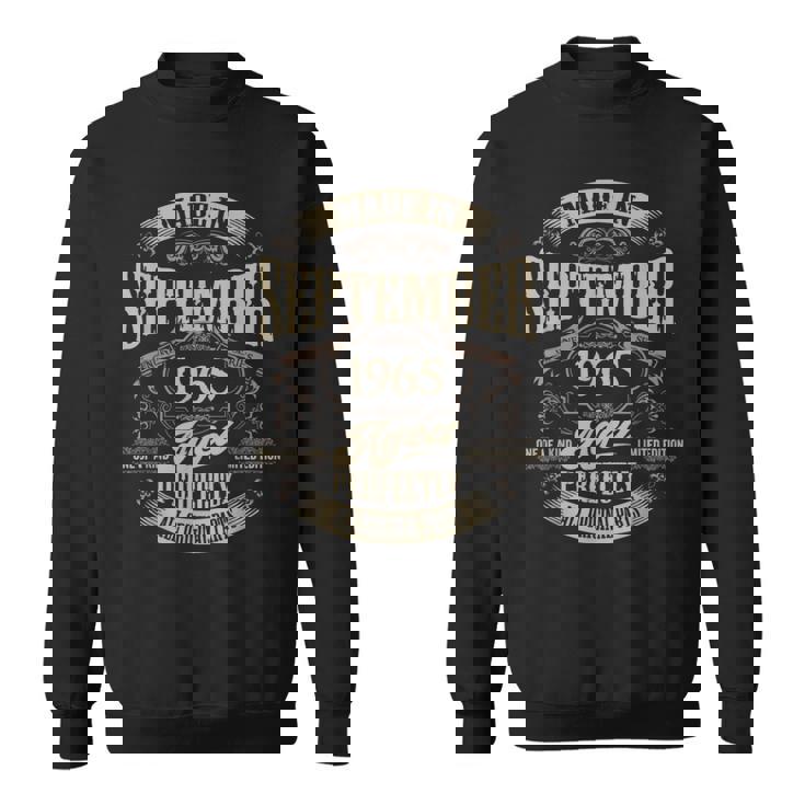 ヴィンテージ還暦祝い 1965年9月生まれ 60歳 スウェットシャツ