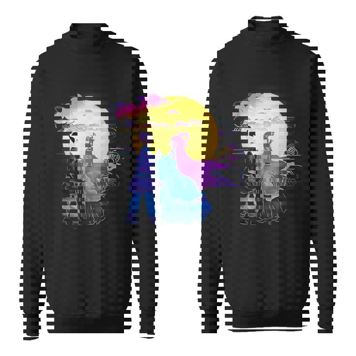 七夕ジャパン I 七夕 ギフトと日本語 スウェットシャツ