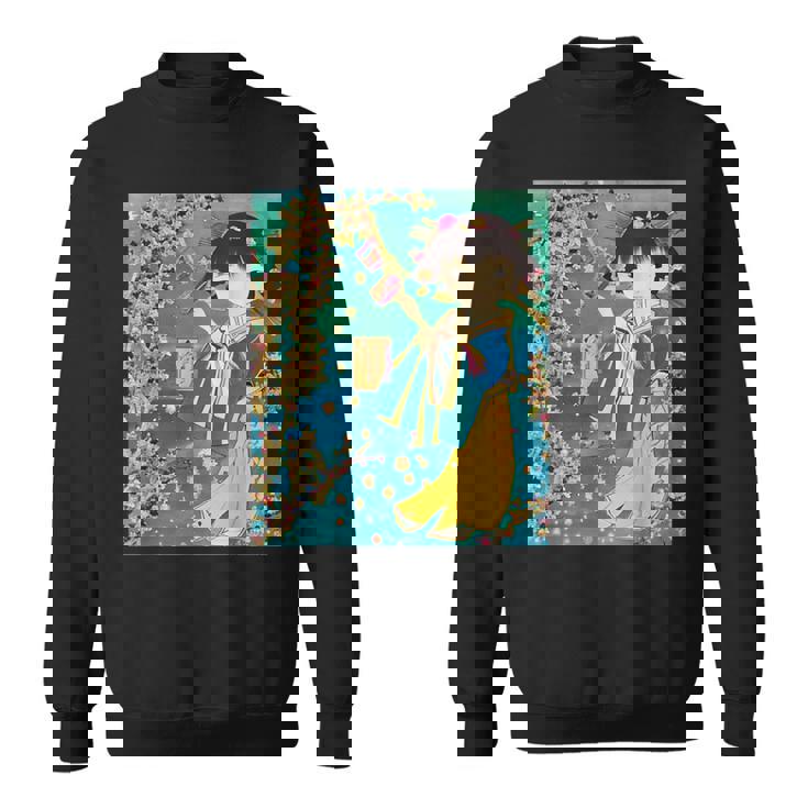 七夕少女のt-シャツ スウェットシャツ