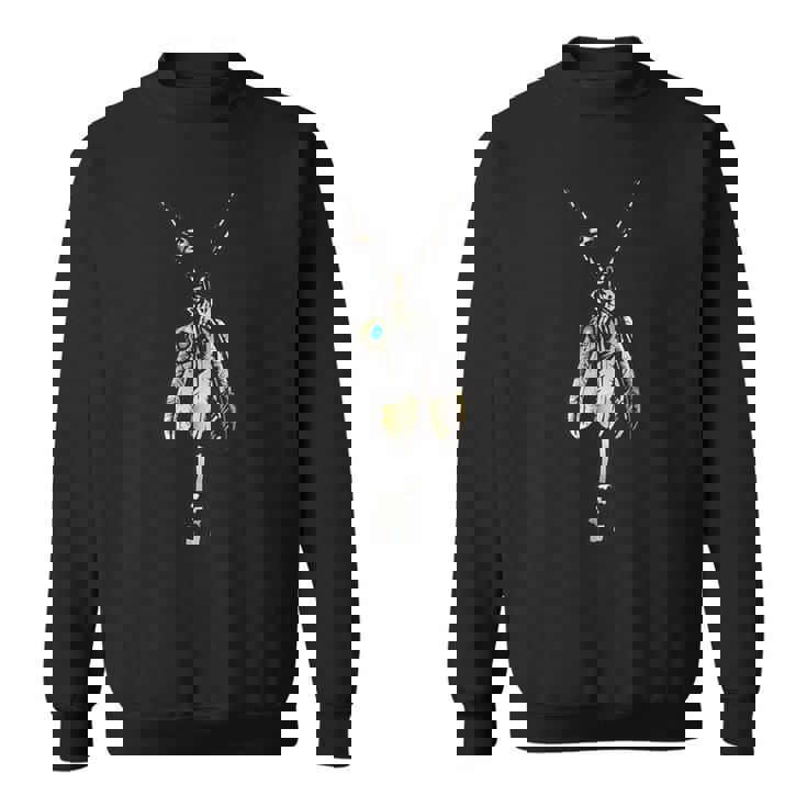 三連フェザー スウェットシャツ