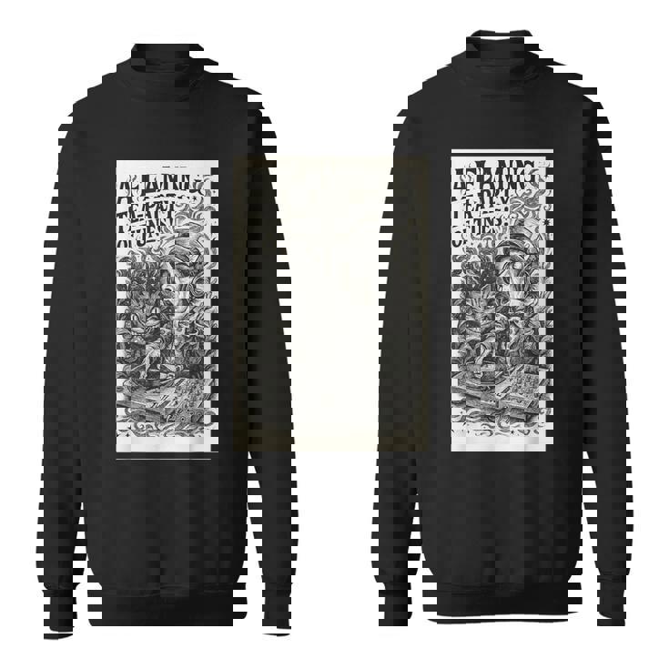 不思議の国のアリス いかれ帽子屋 マッドハッター A Flaming Tea-Party Of Tunes スウェットシャツ