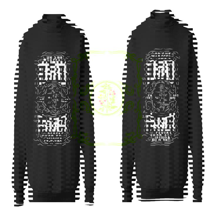 世界最高のトマト農家、面白いトマトガーデニング スウェットシャツ