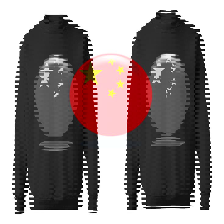 中国国旗サークル 中国人と中国を愛する方 スウェットシャツ