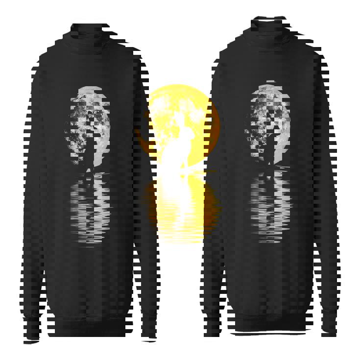 中秋節月 うさぎ シルエット 月餅 恋人 スウェットシャツ