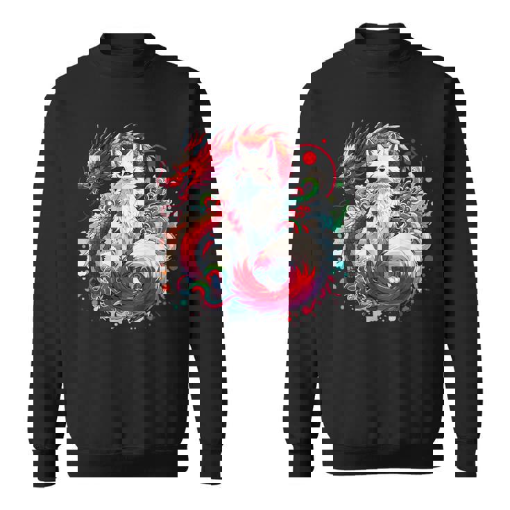 九尾狐 きつね竜 スウェットシャツ