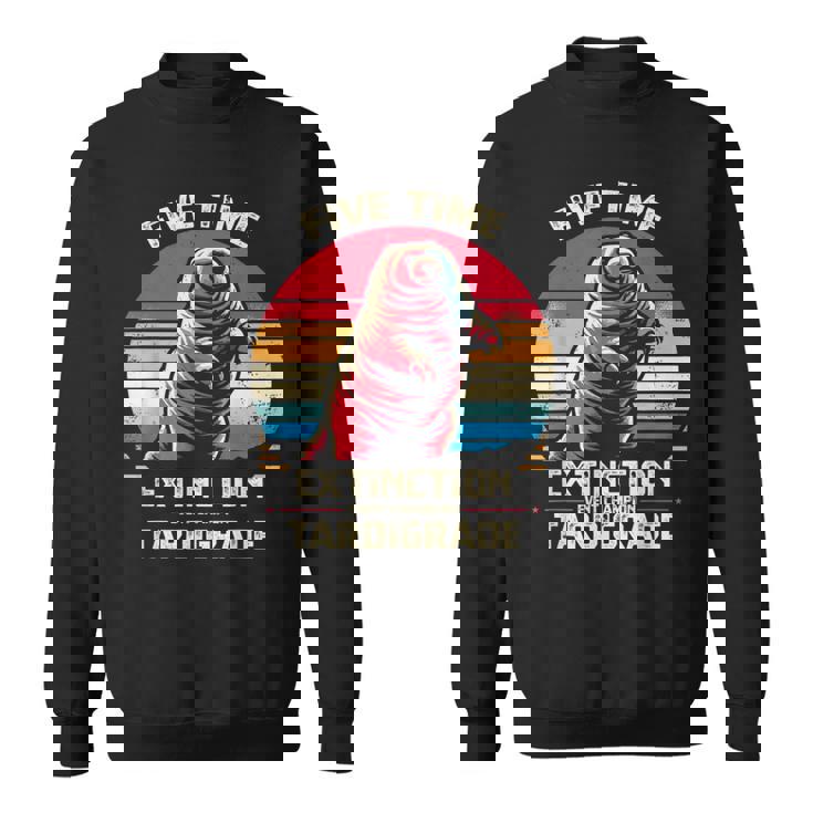 五度絶滅イベントチャンピオン クマムシ生物学者 スウェットシャツ