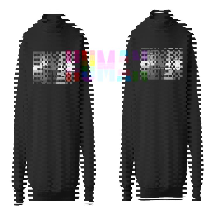 人間のlgbt レズビアン・ゲイ・バイセクシャル トランスジェンダー ジェンダークィア ギフト スウェットシャツ