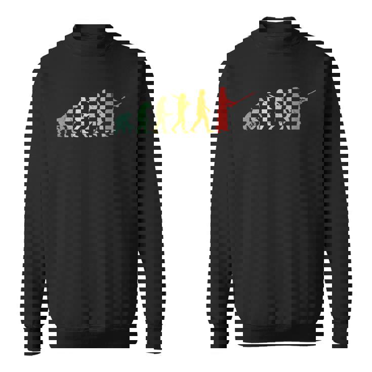 人類の進化 剣道 武道 剣道好き 剣道部 趣味 剣道サークル 鉄剣道 剣術 エボリューション スウェットシャツ