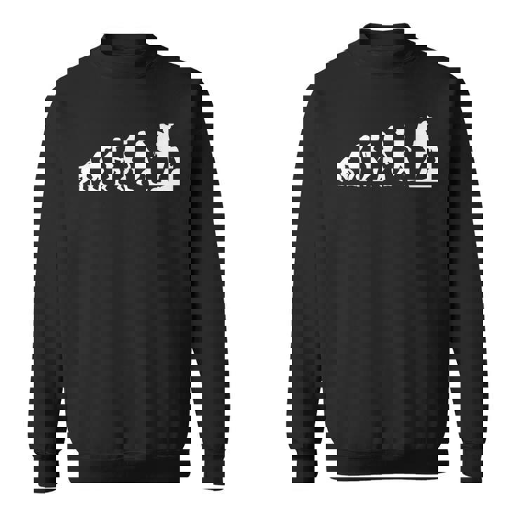 人類の進化 ネタ 山登り ハイキング アウトドア 趣味 おもしろ スウェットシャツ