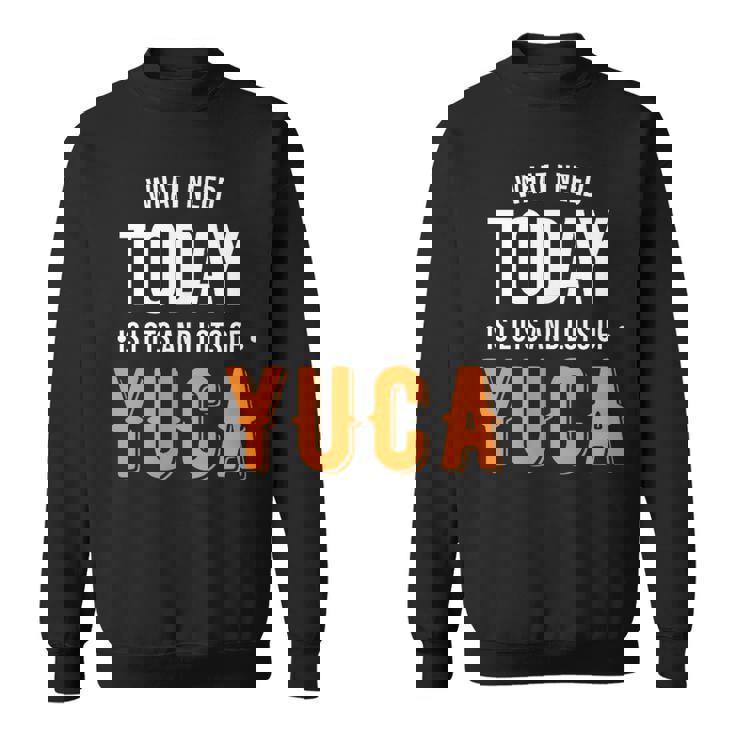 今日はたくさんのユカが必要だ-面白いユカ スウェットシャツ