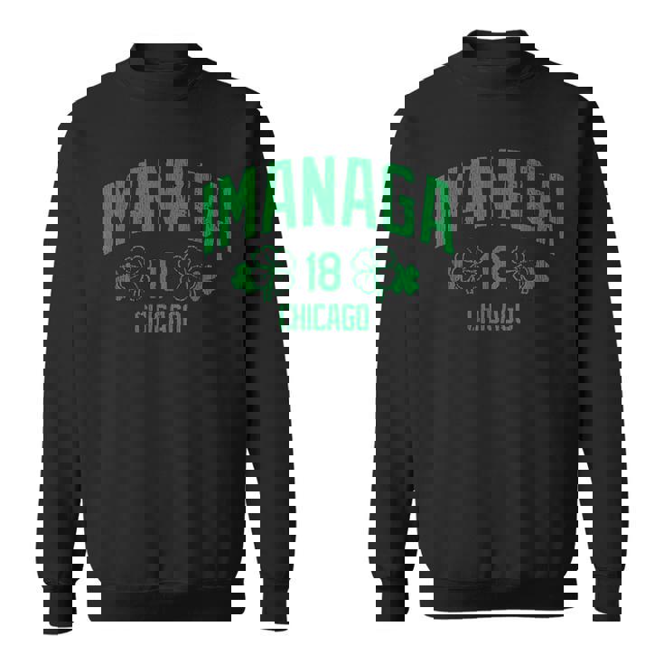 今永昇太 シカゴt Patrick's Day クローバーグリーン スウェットシャツ