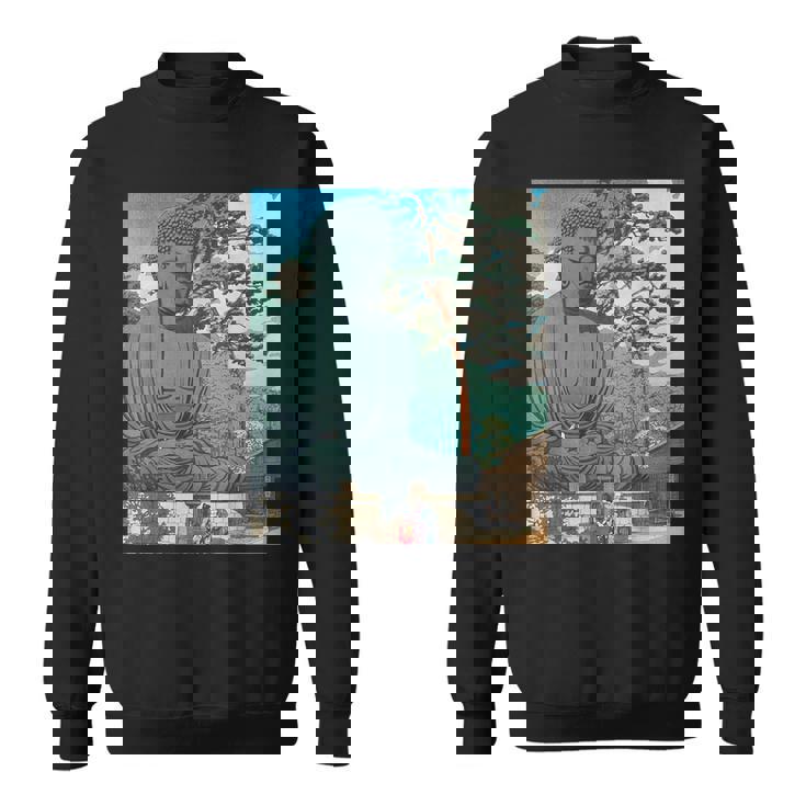 仏 大仏像 仏教 禅 瞑想 スウェットシャツ