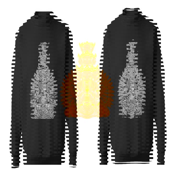 仏教 観音菩薩 スウェットシャツ