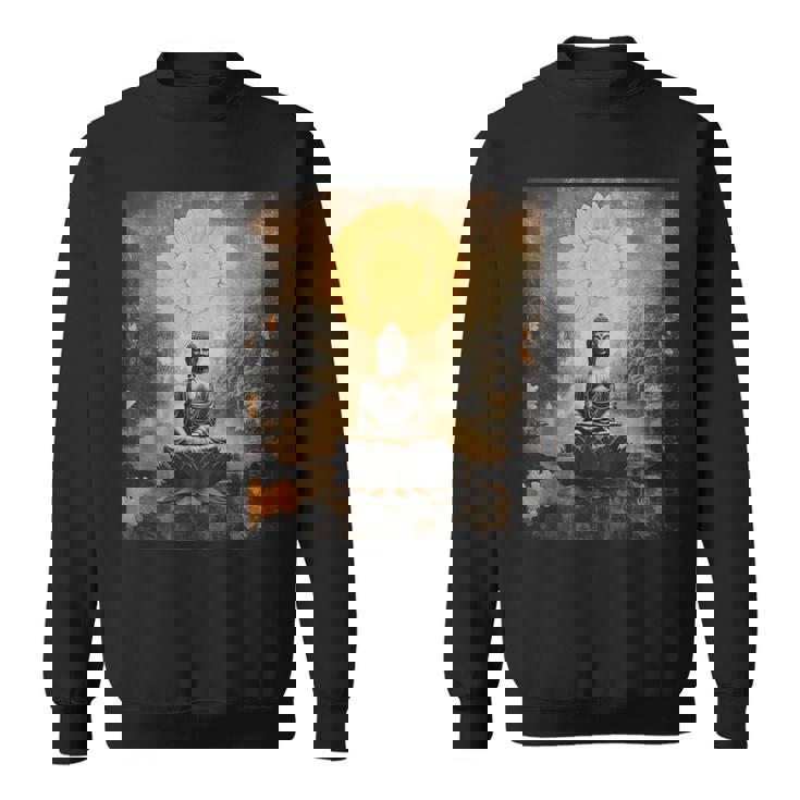 仏陀レトロ スウェットシャツ