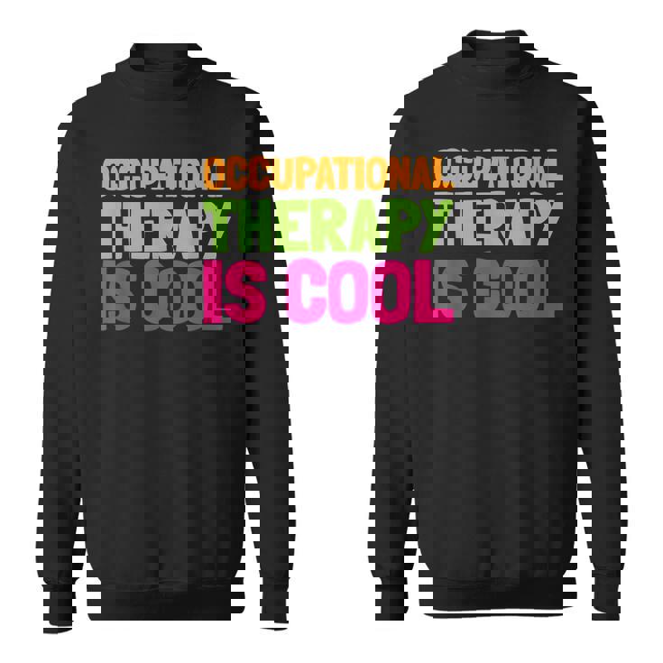 作業療法士作業療法はかっこいい スウェットシャツ