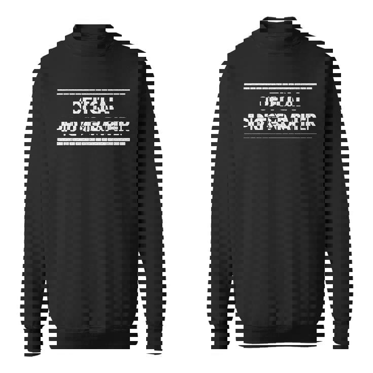 公式カメラマン カメラマン フォトグレープカメラギフト スウェットシャツ