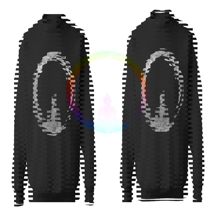 円宗 禅 円 仏 瞑想 日本 書道 ヨガ スウェットシャツ