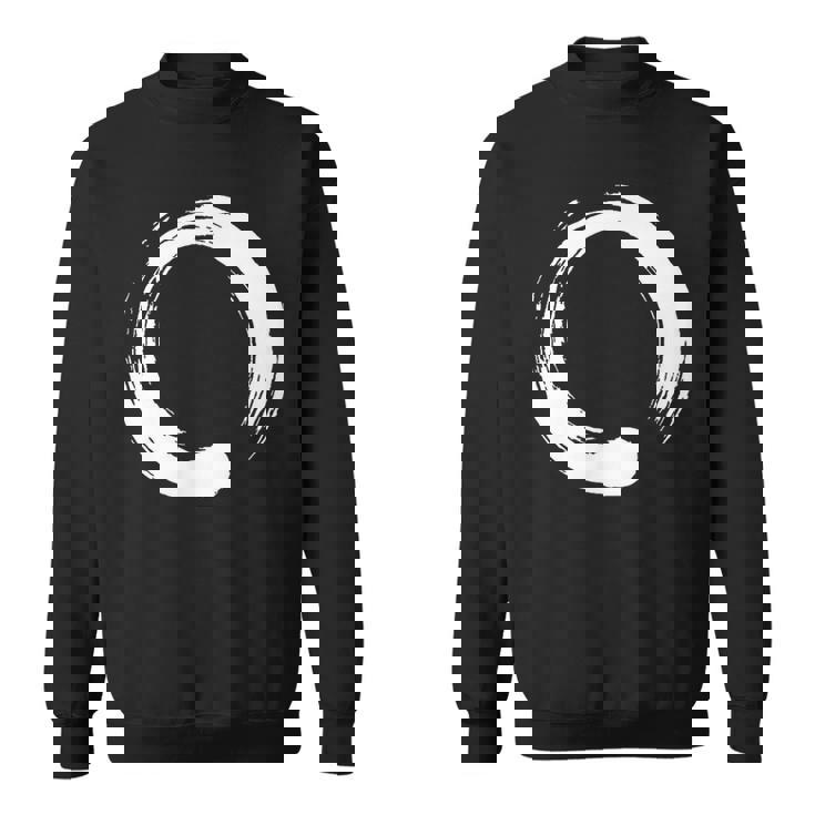 円相、禅、円、シンボル、仏教、仏、瞑想ヨガ スウェットシャツ