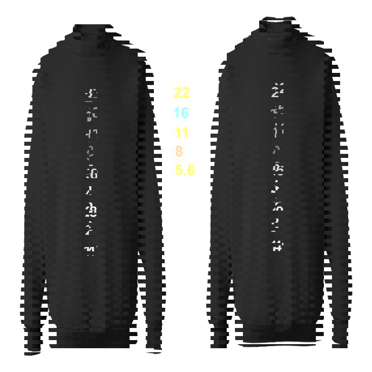 写真シャツ Love Camera Aperture フォトグラファーギフト スウェットシャツ