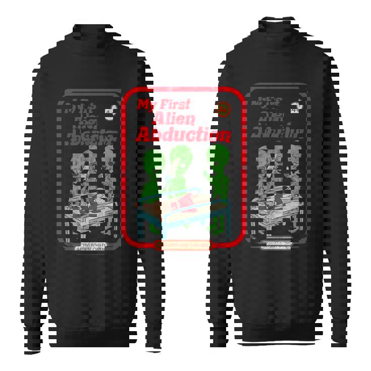 初めてのエイリアンアブダクション ヴィンテージチャイルドゲーム ホラーゴスパンク スウェットシャツ
