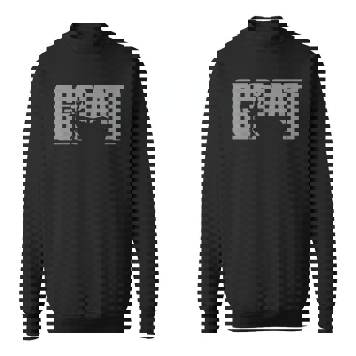 動物ヤギ愛好家服 ヤギのささやき スウェットシャツ