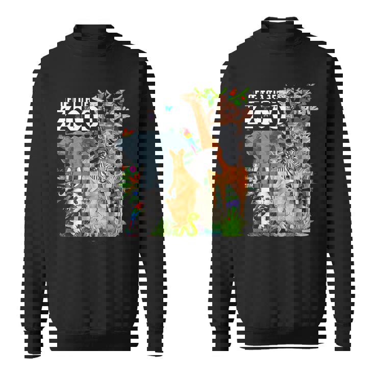 動物園動物 サファリパーティー 動物園サファリ動物園 スウェットシャツ