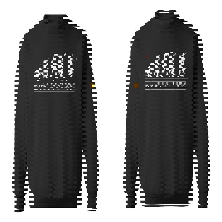 おもしろ 卓球 人類の進化 かっこいい 卓球 ネタ デザイン 卓球の選手 スウェットシャツ