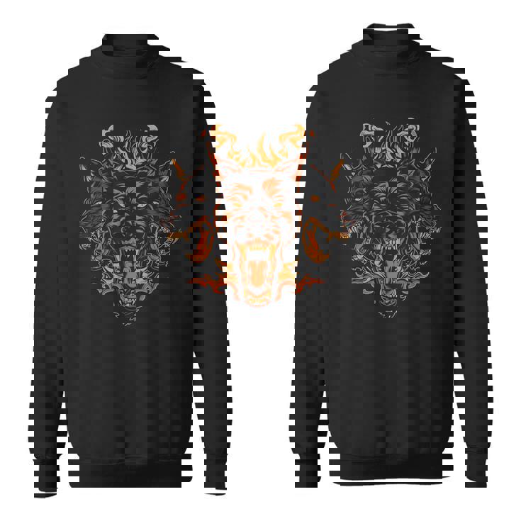 古代ギリシャ神話 ケルベロス 三頭犬 ケルベロス スウェットシャツ