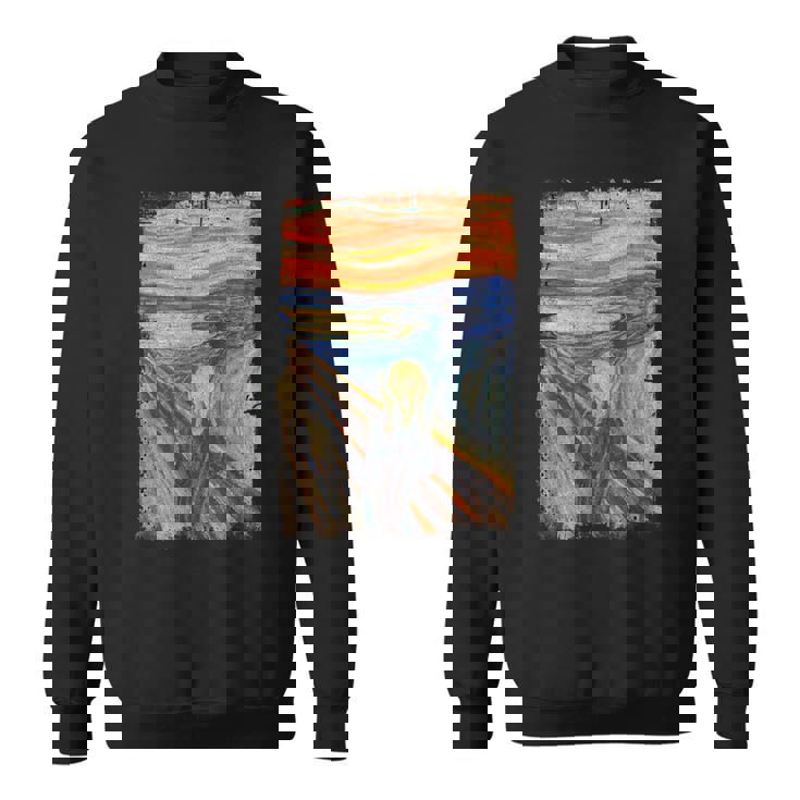 叫びの画家 ムンクの名画 スウェットシャツ