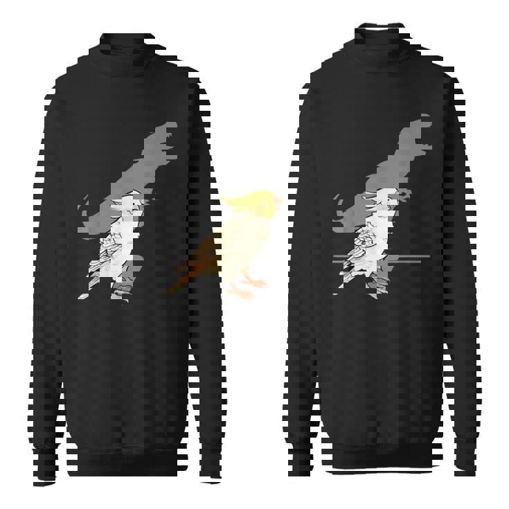 叫ぶオカメインコ オカメインコ好き かわいい 鳥ジョーク 鳥好き インコの飼い主 いんこの飼い主 インコ スウェットシャツ