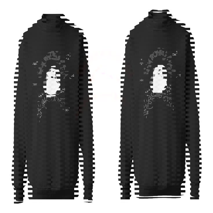 可愛いお顔 スウェットシャツ