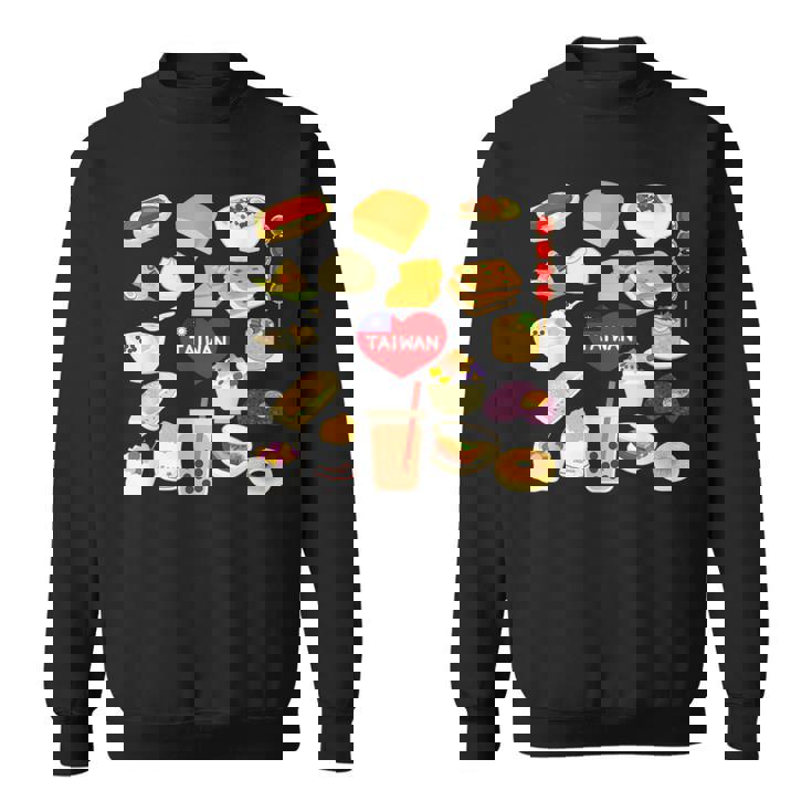 台湾の味 グルメ 国旗 ローカルフード スウェットシャツ