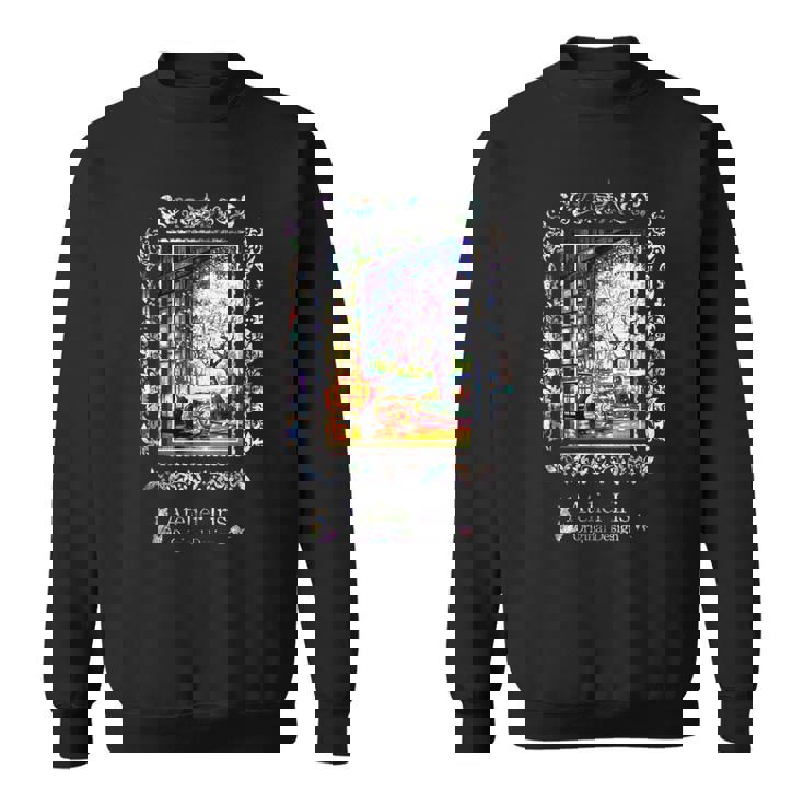 和みの夜桜 猫 金魚 スウェットシャツ