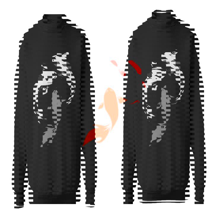 国産鯉 庭 池 魚 スウェットシャツ